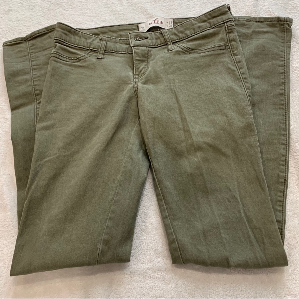Olive green Hollister jeans